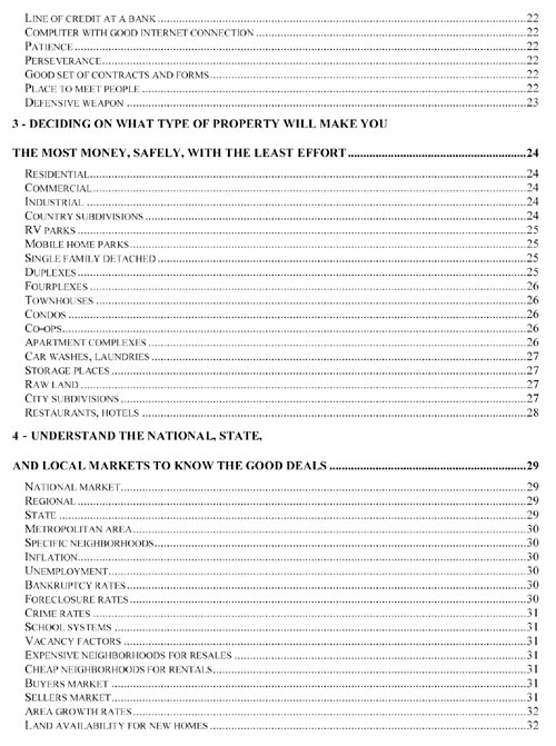 Starting Real Estate Investing TOC (2) copy