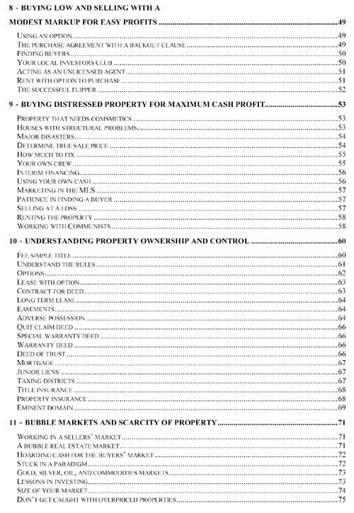 Starting Real Estate Investing TOC (4) copy