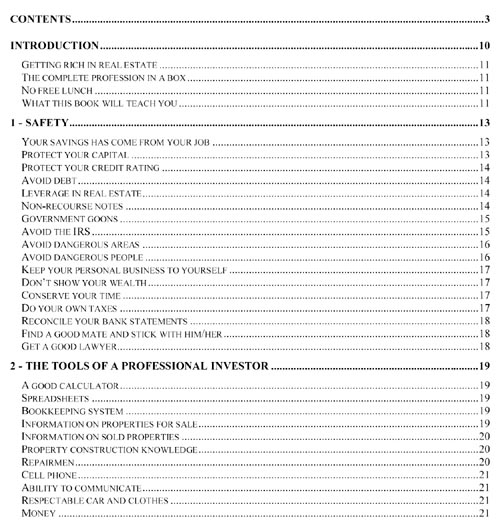 Starting Real Estate Investing TOC copy