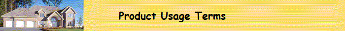 Product Usage Terms